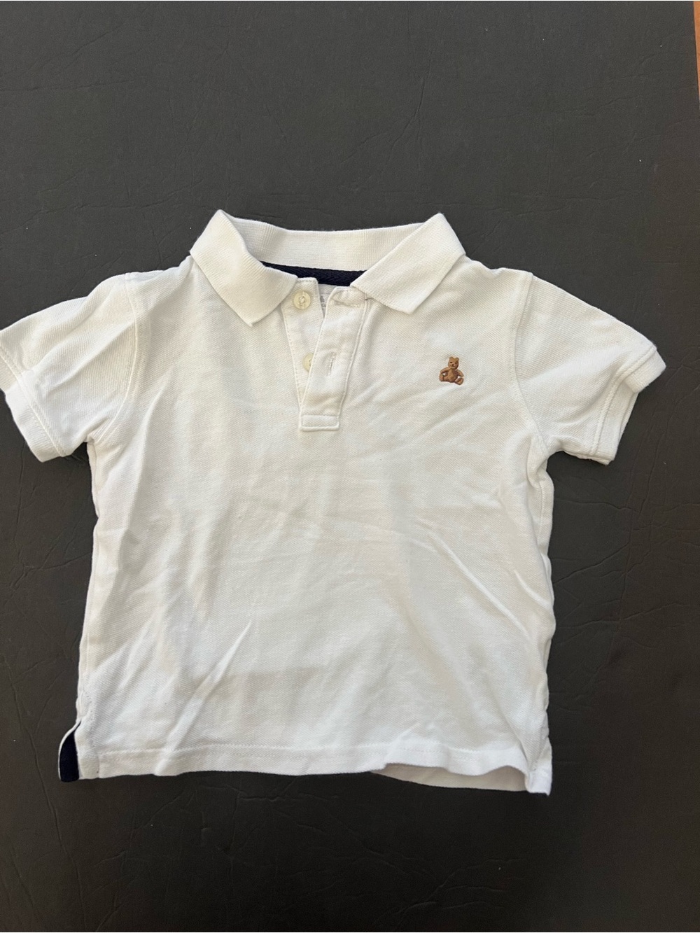 Baby GAP Polo Shirt 2T White Classic Short Sleeve Toddler Boys
